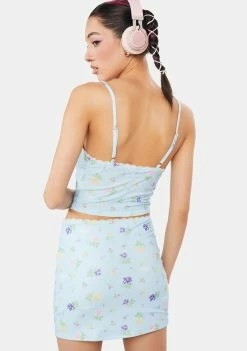 O Mighty Flower Power Mini Skirt
