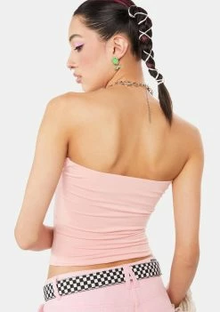 O Mighty Pink Aloha Boob Tube Tube Top