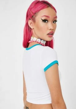 O Mighty Rick And Morty Sports Ringer Tee Tops