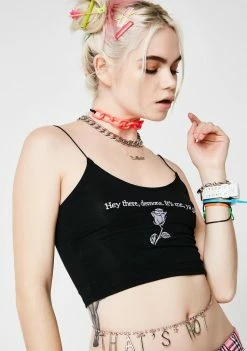 O Mighty Tops Hey There Demons Skinny Tank