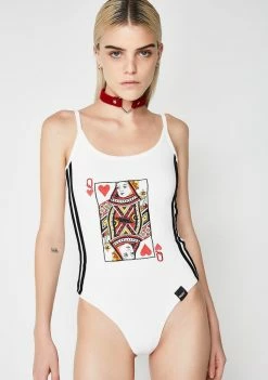 O Mighty Tops Queen Of Hearts Bodysuit