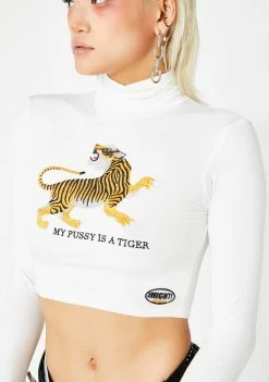 O Mighty My Pussy Is A Tiger Turtleneck