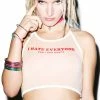 O Mighty Tops I Hate Everyone Halter Top