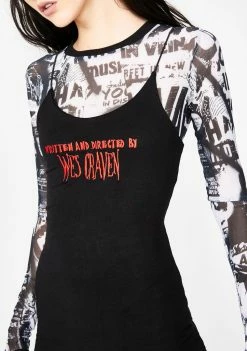 O Mighty Wes Craven Mini Dress