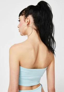 O Mighty Blue OG Boob Tube Tops