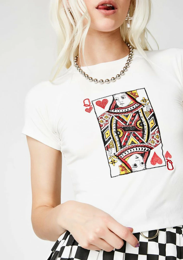 Flash Sale π O Mighty Queen Of Hearts Tee π 5 O Mighty Queen Of Hearts Tee