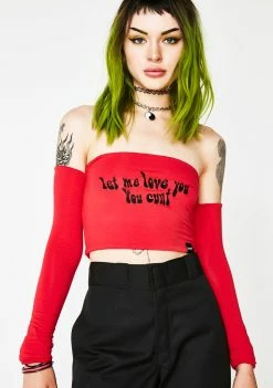 O Mighty Let Me Love You Off The Shoulder Top Tops