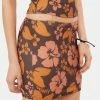 O Mighty Mocha Hibiscus Mini Skirt