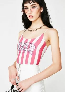O Mighty Tops LSD Striped Tank Top