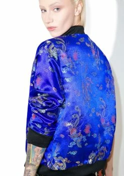 O Mighty Chun Li Bomber Jacket Outerwear