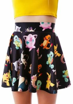 O Mighty Bottoms Gotta Catch 'Em All Skater Skirt