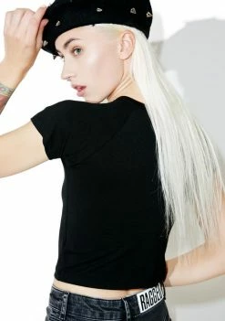 O Mighty Should I Stay Crop Tee