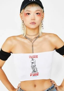 O Mighty Venus Off The Shoulder Top