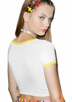 O Mighty Tops Thanks 4 Nothing Ringer Tee