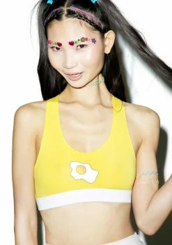 O Mighty Lil Egg Tits Sports Bra