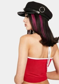 O Mighty Eat A Dick Halter Top Tops