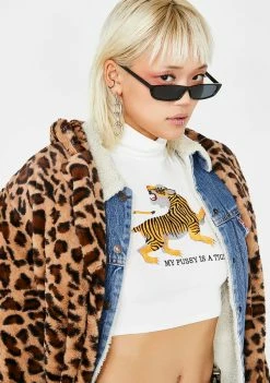 O Mighty My Pussy Is A Tiger Turtleneck