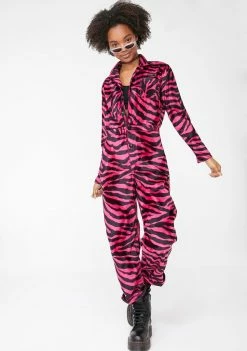 O Mighty Jumpsuits & Rompers Barbie Zebra Coveralls