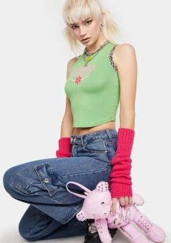 O Mighty Tops Green I'm Okay I'm Alive Baby Tank