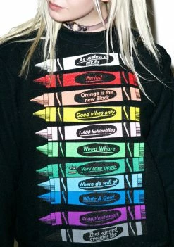 Cheapest π€© O Mighty OG Crayon Sweater Tops π― 8 O Mighty OG Crayon Sweater Tops