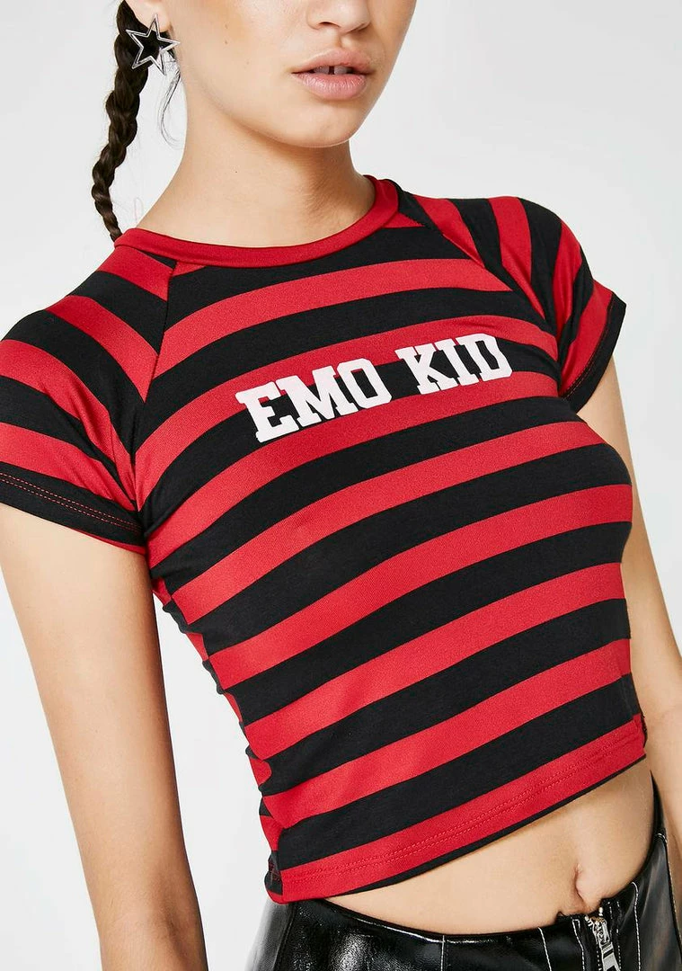 Promo ⌛ O Mighty Emo Kid Crop Tee ✨ 5 O Mighty Emo Kid Crop Tee