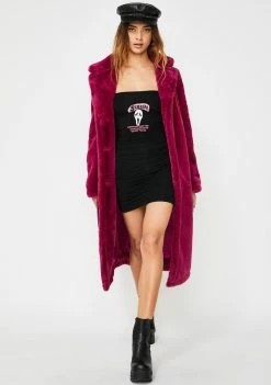 O Mighty Scream Long Sleeve Dress