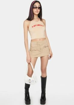 Flash Sale 🤩 O Mighty Off Limits Halter Top Crop Halter Top ❤️ 8 O Mighty Off Limits Halter Top Crop Halter Top