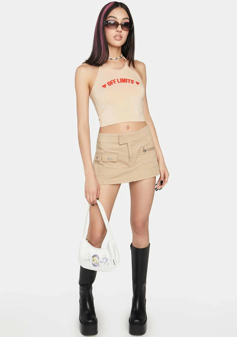 Flash Sale 🤩 O Mighty Off Limits Halter Top Crop Halter Top ❤️ 5 O Mighty Off Limits Halter Top Crop Halter Top