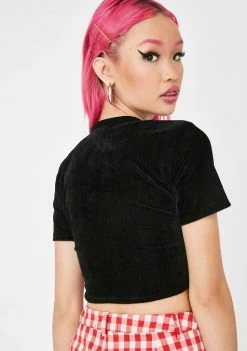 O Mighty Tops OG Dragon Velvet Top