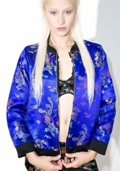 O Mighty Chun Li Bomber Jacket Outerwear