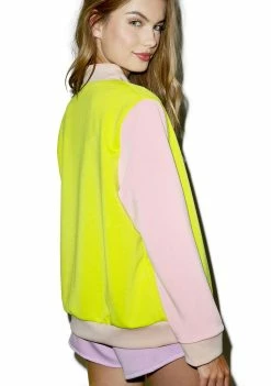 O Mighty The Pastel Bomber Jacket