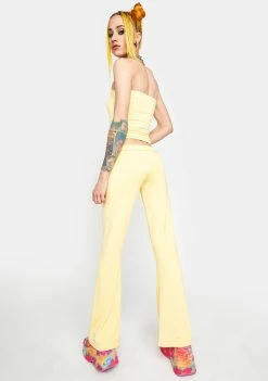 O Mighty Yellow Aloha Pants