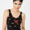 O Mighty Butterfly Flowerbud Tank Top Tops