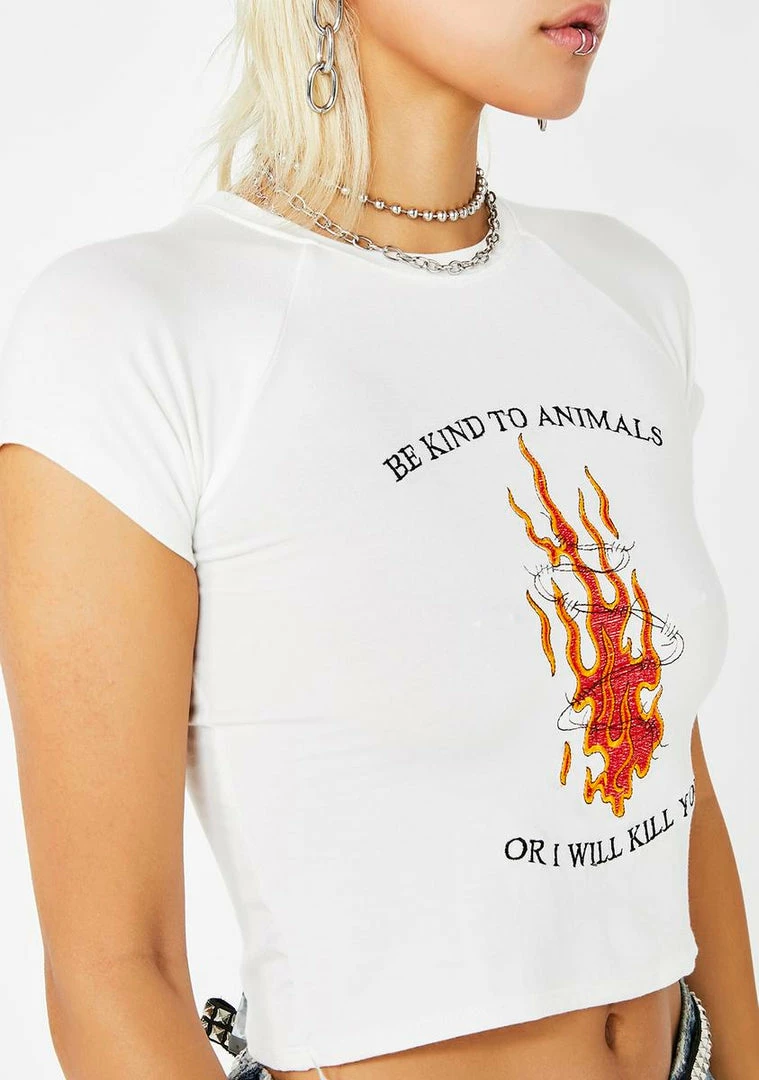 Wholesale βοΈ O Mighty Tops Be Kind Crop Tee π₯ 5 O Mighty Tops Be Kind Crop Tee