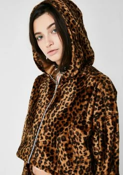 O Mighty Outerwear Wildcat Cropped Hoodie