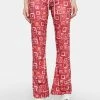 O Mighty Lipstick Cubby Flare Pants Bottoms