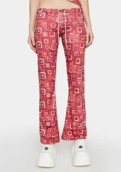O Mighty Lipstick Cubby Flare Pants Bottoms
