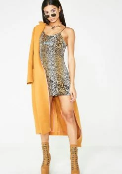 O Mighty Dresses Leopard Mini Dress
