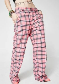 O Mighty Regina Pink Pants Bottoms