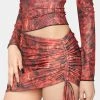 O Mighty Red Rose Mini Skirt