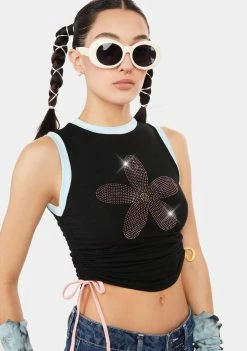 O Mighty Flower Power Drawstring Tank