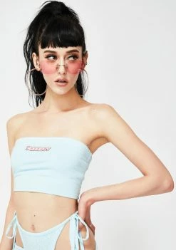 O Mighty Blue OG Boob Tube Tops