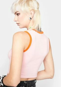 O Mighty Tops Pink I'm Okay I'm Alive Baby Tank