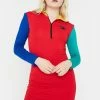 O Mighty Dresses ABC Turtleneck Colorblock Dress