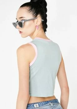 O Mighty Tops Bear Bear Crop Top