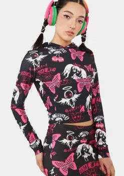 O Mighty Pullover Hoodie Little Miss Emo Hoodie