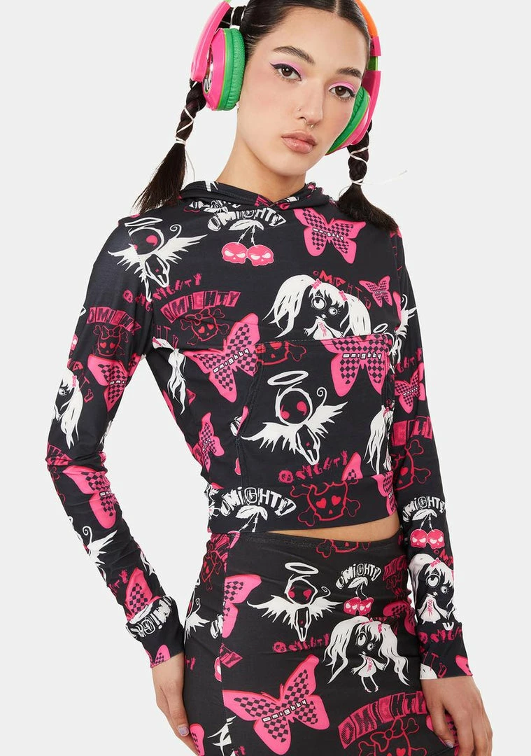 Buy ๐ฅฐ O Mighty Pullover Hoodie Little Miss Emo Hoodie ๐ 4 O Mighty Pullover Hoodie Little Miss Emo Hoodie