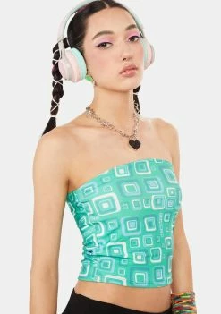 O Mighty Blue Cubby Tube Top