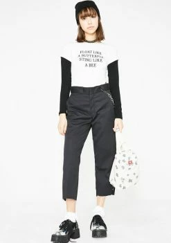 O Mighty Tops Float Like A Butterfly Long Sleeve Tee