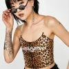 O Mighty Tops Tribal Skinny Leopard Tank